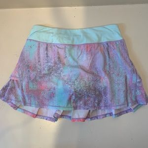 ivivva multicolored tennis skirt